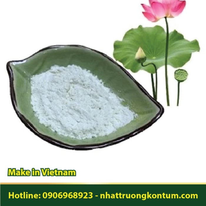 Bột Bát Sen Khô - Lotus receptacle - Nelumbo nucifera Gaertn Powder - Túi 1kg