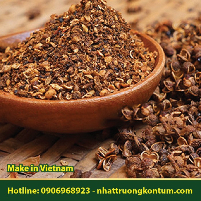 Bột Mắc Khén Nhật Trường Kon Tum - Wild Forest Pepper Powder Kon Tum Vietnam- Hũ 100g