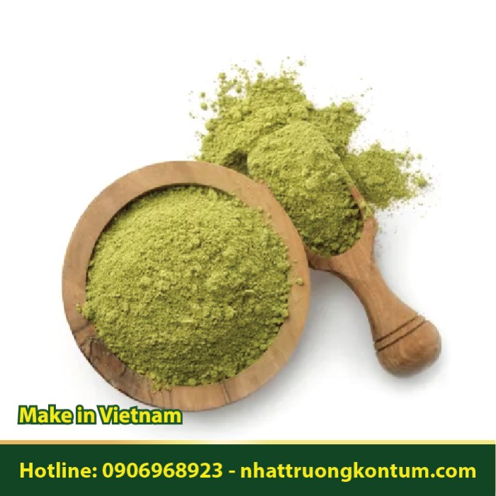 Bột Lá Hoa Dâm Bụt - Hibiscus rosa-sinensis Leaf Powder - Túi 1kg