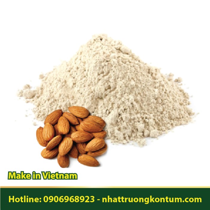 Bột Hạnh Nhân Ngọt - Hạnh Nhân Ăn Được - Hạnh Đào - Prunus amygdalus - Prunus dulcis Powder - Túi 1kg