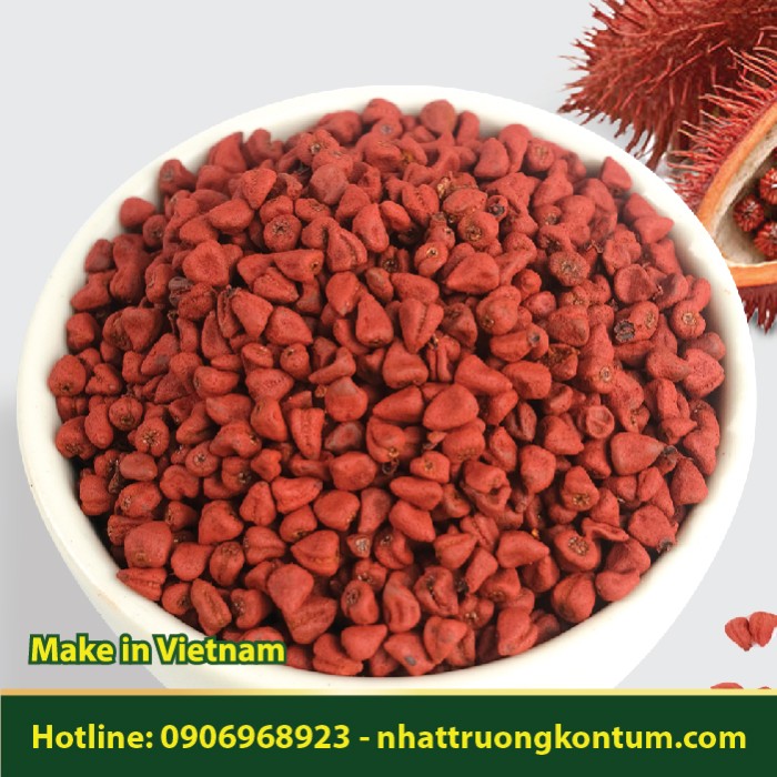 Hạt Điều Màu - Hạt Điều Đỏ - Hạt Cà Ri - Bixa orellana - Túi 1kg