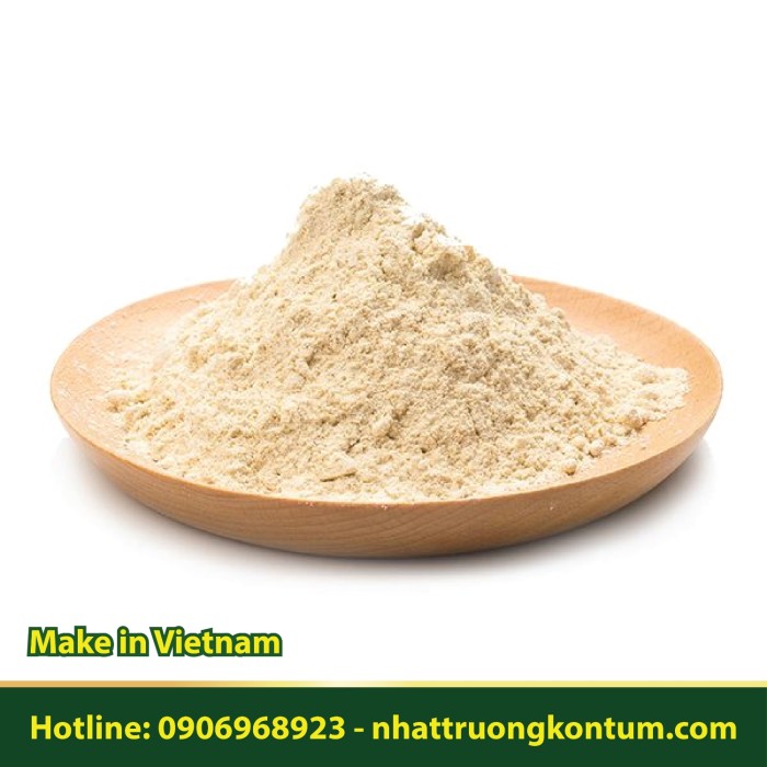 Bột Sâm Bố Chính Nhật Trường Kon Tum - Abelmoschus sagittifolius Vietnam Powder - Túi 1kg