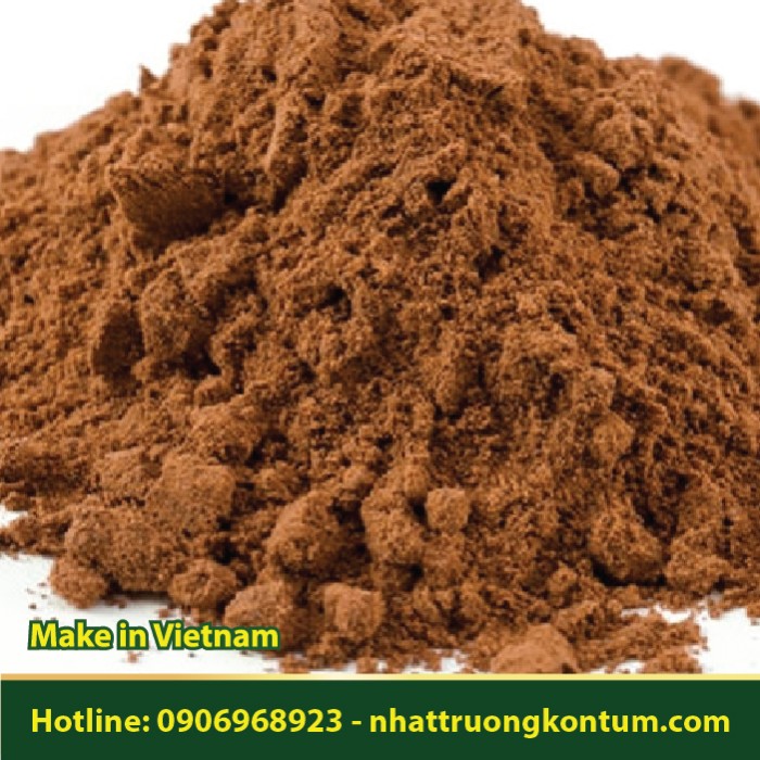 Bột Nấm Linh Chi Cổ Cò Rừng Tự Nhiên Kon Tum - Ganoderma Lucidum Powder Kon Tum Vietnam - Túi 0.5kg