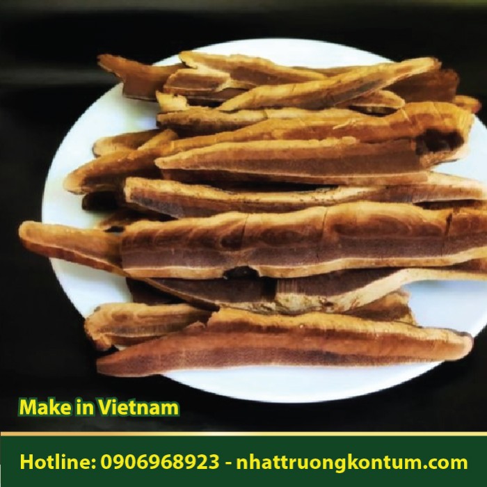 Nấm Linh Chi Thái Lát Khô - Nấm Hồng Chi Thái Lát - Ganoderma lucidum Dried Slices Vietnam - Túi 0.5kg