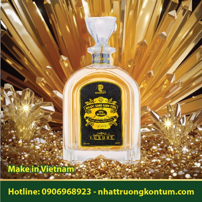 Ngọc Linh Sâm Tửu Luxury Rosemary - Chai 550ml - 29.5% Vol