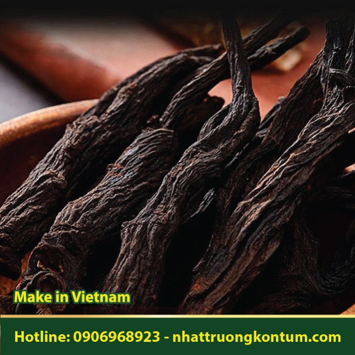 Hắc Sâm - Black Ginseng - Túi 1kg