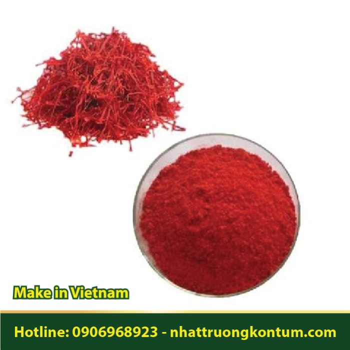 Bột Nhụy hoa nghệ tây - Saffron - Crocus sativus Powder - Túi 10g