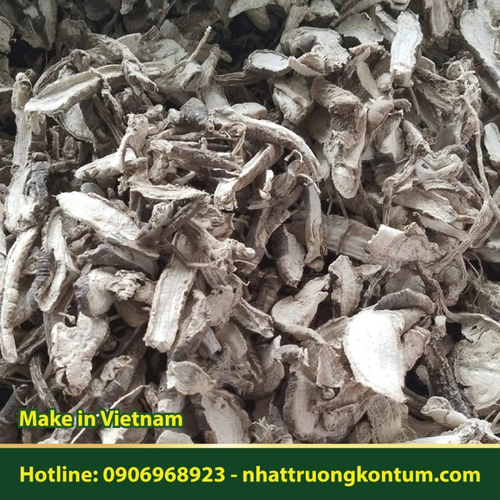 Sâm Bố Chính Nhật Trường Kon Tum (Thái Lát) - Abelmoschus sagittifolius Vietnam dried - Túi 1kg