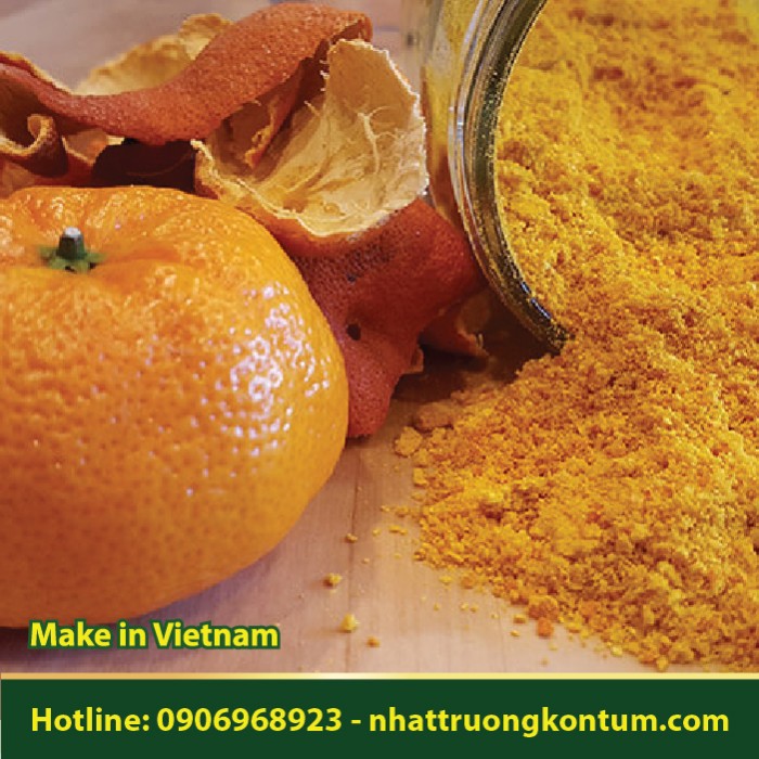 Bột Vỏ Cam - Citrus sinensis Powder Vietnam - Túi 1kg