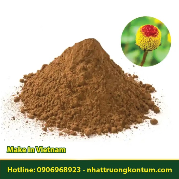 Bột Cúc Áo Hoa Vàng - Spilanthes oleracea Powder - Túi 1kg