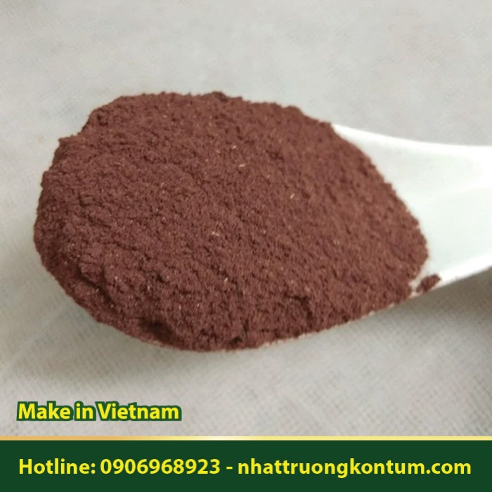 Bột Trầm Dây - Trắc Lá Me - Dalbergia pinnata Powder - Túi 1kg
